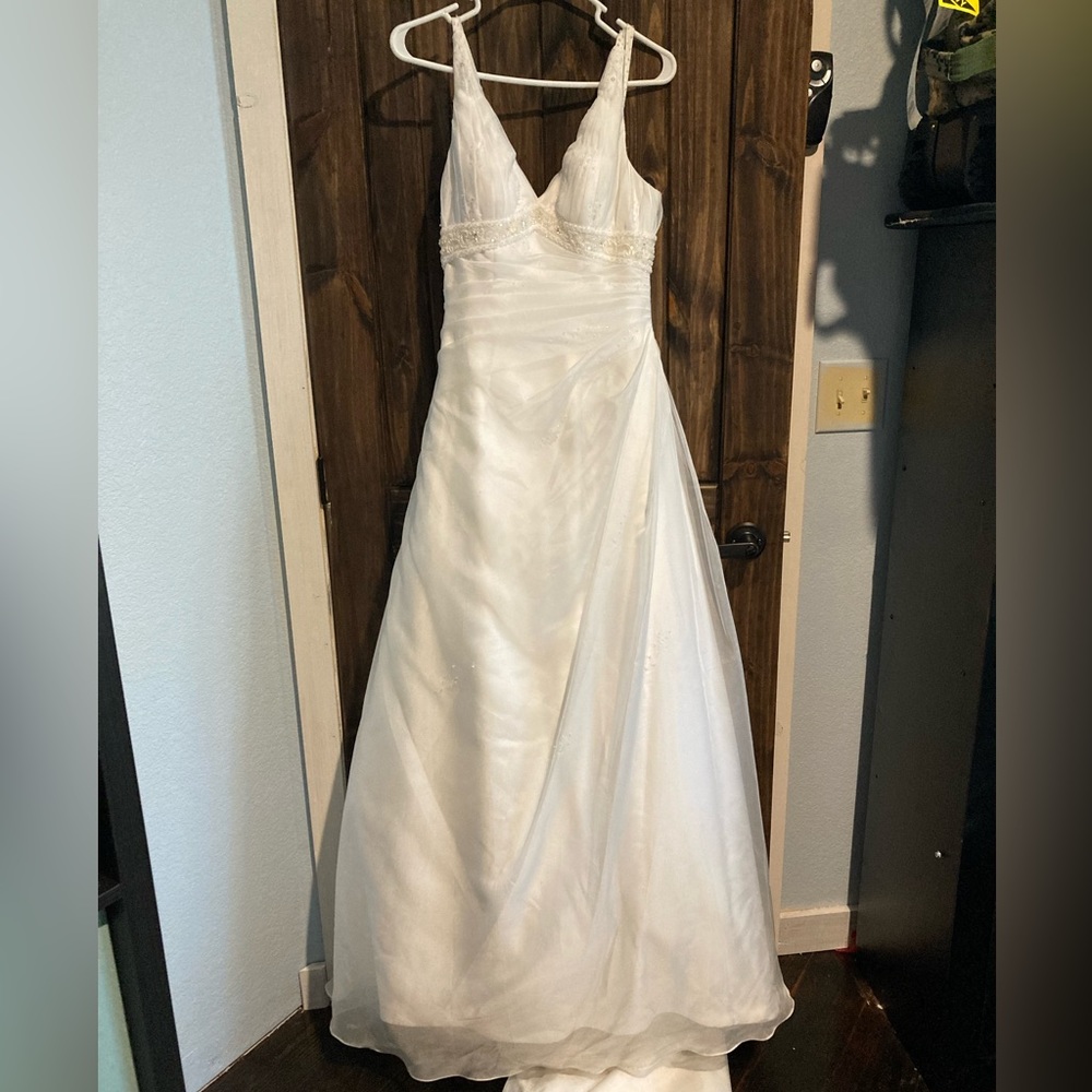 Mori Lee by Madeline Gardner, A-Line Wedding Dress, Size 3/4